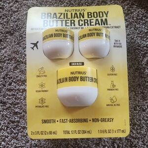 NIB Brazilian Body Butter Cream Set